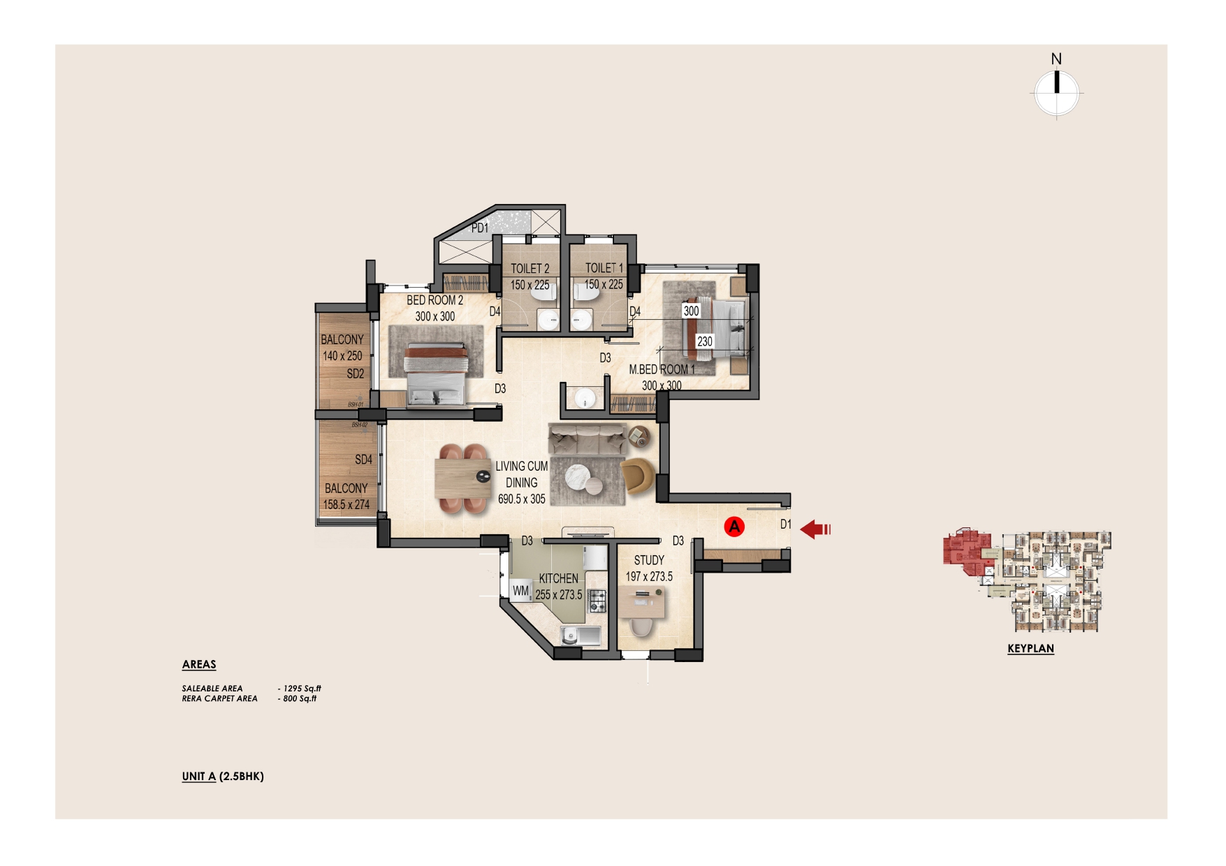 Unit 1 Layout Plan